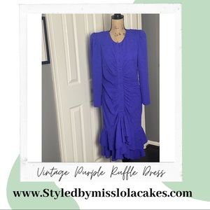 Vintage Purple Dress